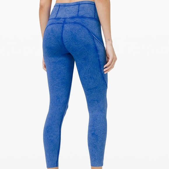 NWT Lululemon Fast and Free HR Pant 25”Ice Dye - Picture 2 of 3